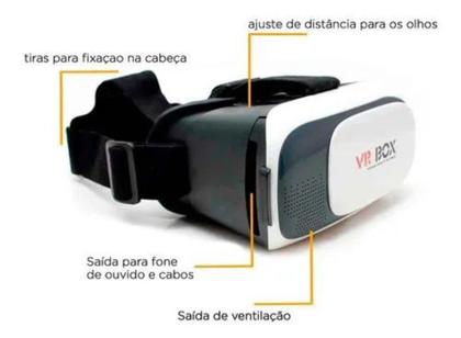 Imagem de Oculos 3d Realidade Virtual Com Controle Para Celular Jogos
