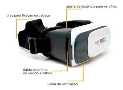 Imagem de Óculos 3D Realidade Virtual Com Controle Para Celular Jogos