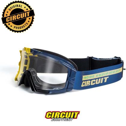 Imagem de Óculos Amarelo/Azul Off Road Motocross Veloterra Enduro Amarelo/Azul Quantum - Circuit