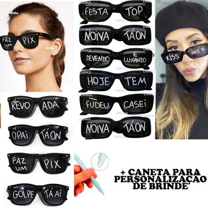 Imagem de Oculos + Caneta Tiktok Blogueira Famosa