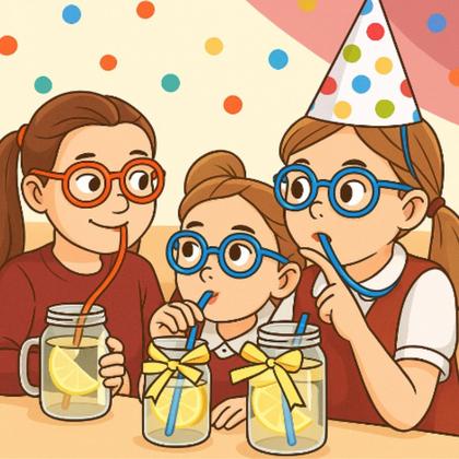 Imagem de Óculos Canudo Para Festa Personalizados Infantil Divertidos