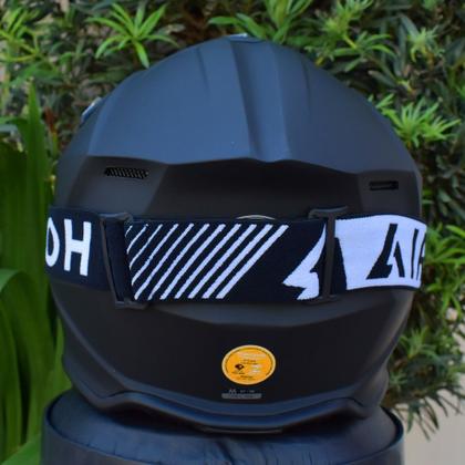 Imagem de Óculos Cross Motocross Airoh Blast XR1 Branco Espelhado