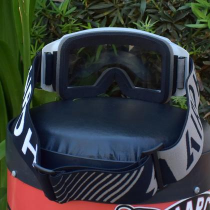 Imagem de Óculos Cross Motocross Airoh Blast XR1 Cinza Preto Espelhado