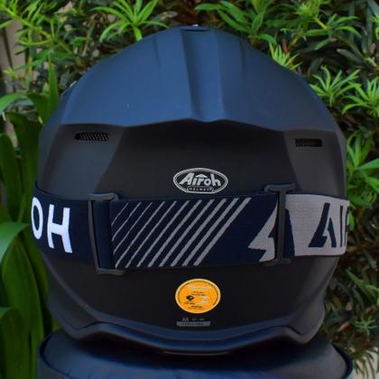 Imagem de Óculos Cross Motocross Airoh Blast XR1 Cinza Preto Espelhado