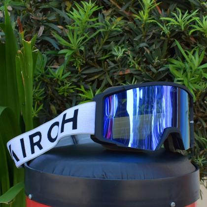 Imagem de Óculos Cross Motocross Airoh Blast XR1 Preto Espelhado