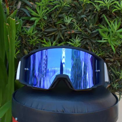 Imagem de Óculos Cross Motocross Airoh Blast XR1 Preto Espelhado