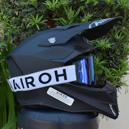 Imagem de Óculos Cross Motocross Airoh Blast XR1 Preto Espelhado