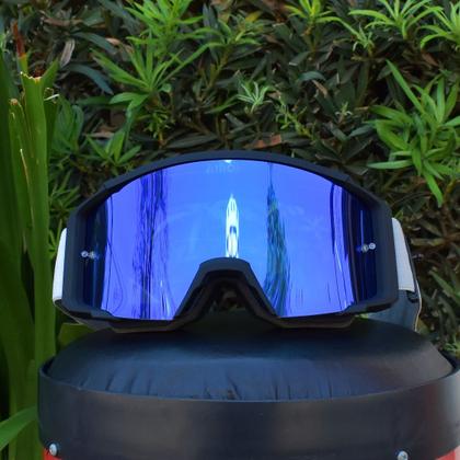 Imagem de Óculos Cross Motocross Airoh Blast XR1 Preto Espelhado