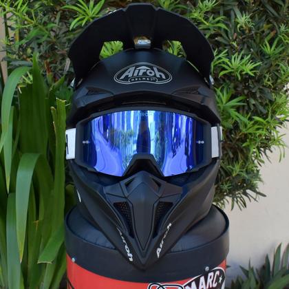 Imagem de Óculos Cross Motocross Airoh Blast XR1 Preto Espelhado