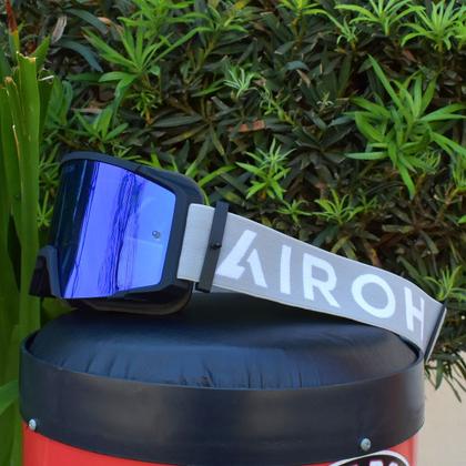 Imagem de Óculos Cross Motocross Airoh Blast XR1 Preto Espelhado