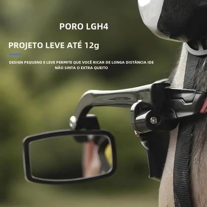 Imagem de Óculos de Bicicleta com Espelho Retrovisor Ajustável - Ampla Visão e Proteção UV