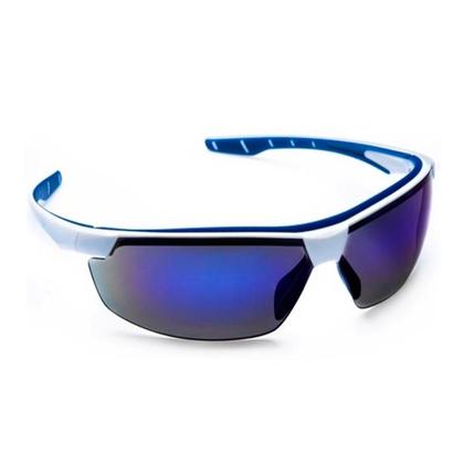 Imagem de Oculos De Ciclismo Bike Beach Tennis Volei Praia Modelo Neon Esporte Mtb Azul espelhado Proteção Uv