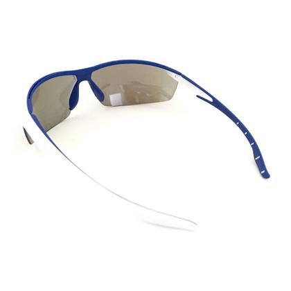 Imagem de Oculos De Ciclismo Bike Beach Tennis Volei Praia Modelo Neon Esporte Mtb Azul espelhado Proteção Uv