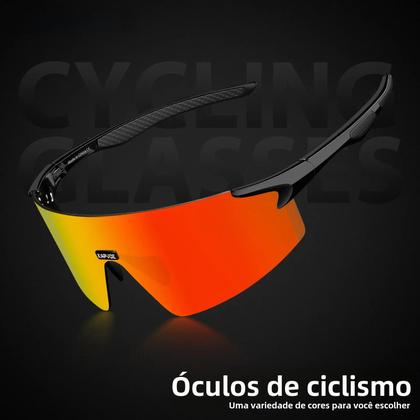 Imagem de Óculos de Ciclismo Esportivo para Homens - MTB, Estrada e Mountain Bike