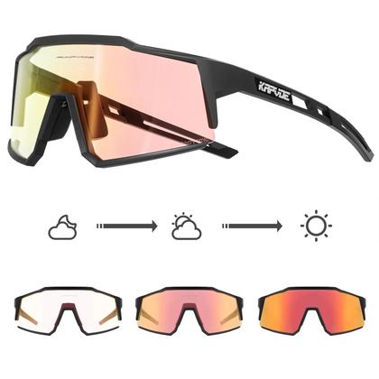 Imagem de Óculos De Ciclismo Fotocromáticos UV400 Para Homens E Mulheres Kapvoe Transition Mountain Bike