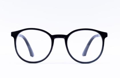 Imagem de Óculos de Grau Clássico Preto  Escolha Seu Grau e Monte Seu Kit! 