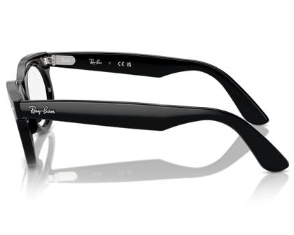 Imagem de Óculos De Grau Ray Ban Wayfarer Oval Black RX2242V 2000-53