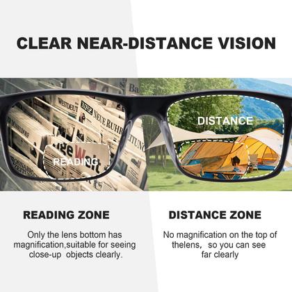 Imagem de Óculos de leitura bifocais Missfive, pacote com 2 unidades para homens, 2,5 x