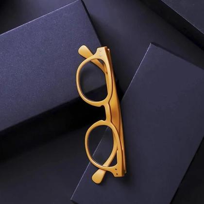 Imagem de Óculos De Leitura Unissex Com Armação Redonda, Óculos Leves Com Dobradiça De Mola