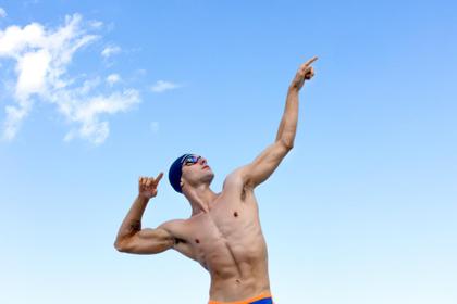 Imagem de Óculos de natação Arena Python Racing UV Protection para adultos