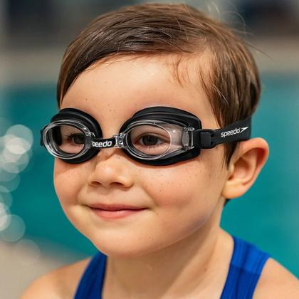 Imagem de Óculos de Natação Infantil Speedo Jr Captain Uv+ 6-12 anos