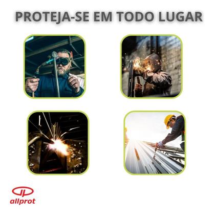 Imagem de Óculos De Proteção Allprot Ares Cinza Uv Uva/uvb