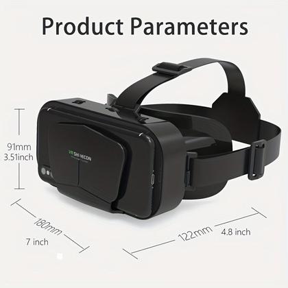 Imagem de Óculos de Realidade Virtual Inteligentes 3D VR Headset VR Helmet