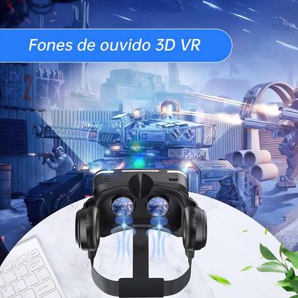 Imagem de Óculos de Realidade virtual VR Shinecon 3D 10.0 com Controle Fones de Ouvido imersão completa para Jogos e Filmes