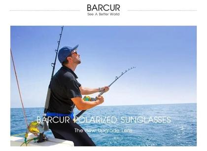Imagem de Óculos De Sol Barcur Uv400 Polarizado Original Preto Bc2139