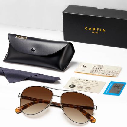 Imagem de Óculos de sol CARFIA polarizados para mulheres com proteção UV400