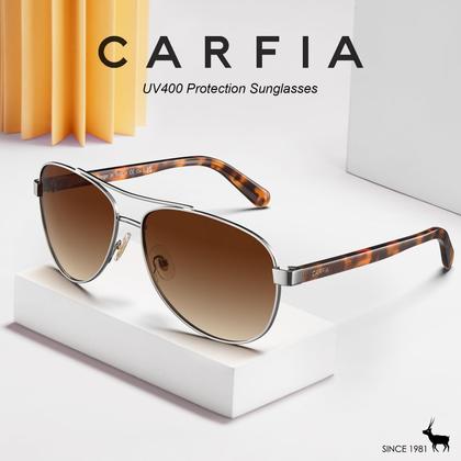 Imagem de Óculos de sol CARFIA polarizados para mulheres com proteção UV400
