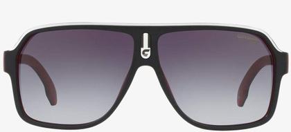 Imagem de Óculos de Sol Carrera 1001/S - Preto Fosco Vermelho/Cinza - Masculino