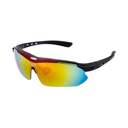 Imagem de Óculos de sol Ciclismo Feminino masculino praia esportes em areia beach volei 5 lentes + kit de acessórios