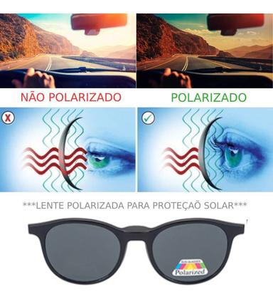 Imagem de Óculos De Sol Com Armação De Grau Clip On 6 Em 1 Envio 24hrs