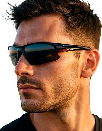 Imagem de Oculos De Sol Escuro Esportivo Ciclismo Bike Corrida Volei Praia Futvolei Proteção Uv