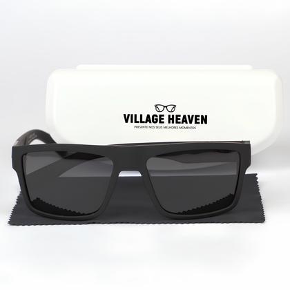 Imagem de Óculos de Sol Escuro Masculino Original Quadrado Polarizado