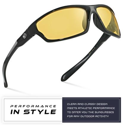 Imagem de Óculos de sol esportivos Nitrogen Polarized Wrap Around UV400