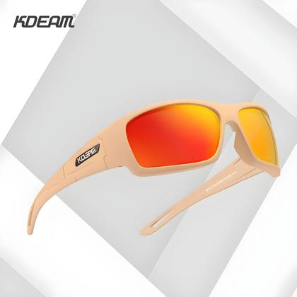 Imagem de Óculos De Sol Esportivos Polarizados Masculinos Com Lentes De Revestimento Multicamadas Para