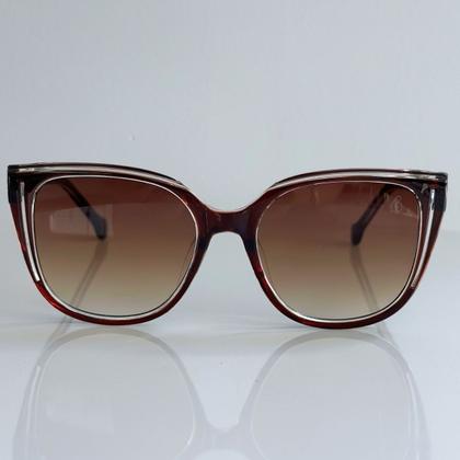 Imagem de Óculos de Sol Feminino Emma Marrom Lê Belle