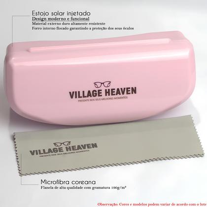 Imagem de Óculos De Sol Feminino Gatinho Transparente Polarizado 2531