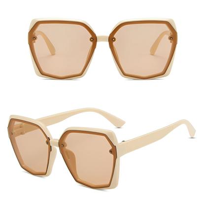 Imagem de Óculos de Sol Feminino GRANDE Quadrado Luxo EUROPEU Com Proteção 400UV
