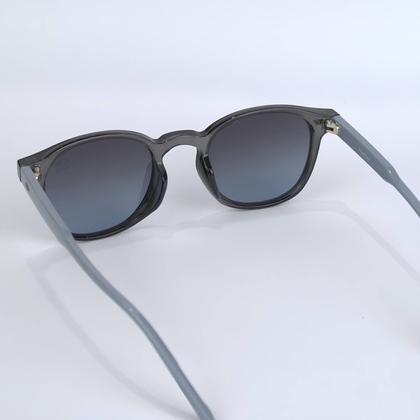 Imagem de Óculos de Sol Feminino Polarizado Original Redondo Transparente