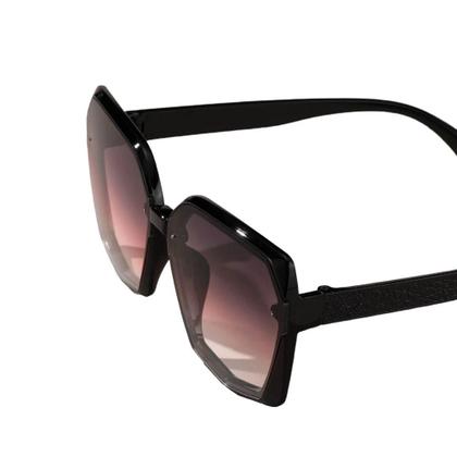 Imagem de Óculos de Sol Feminino QUADRADO Moderno GRANDE Fashion Influencer Proteção UV