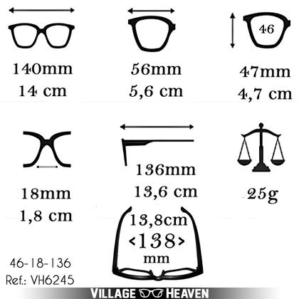 Imagem de Óculos de Sol Feminino Redondo Marrom Transparente Polarizado UV400 Village Heaven 6245