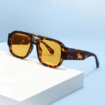 Imagem de Óculos De Sol Femininos Retrô Em Cores Vibrantes Para Caminhada E Acampamento, Armação Grande Com