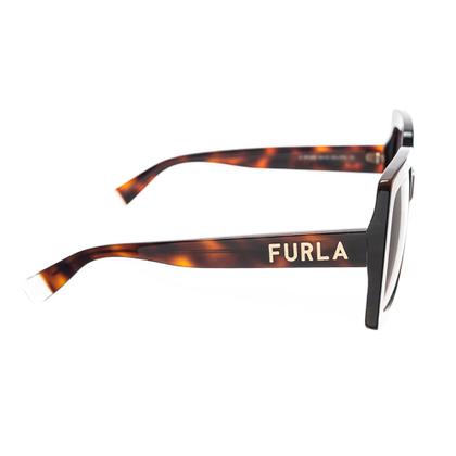 Imagem de Óculos de Sol Furla SFU685 Feminino Quadrado em Acetato Demi