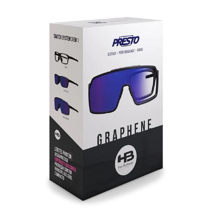 Imagem de Oculos de Sol Hb Presto Clip On Graphene Blue Blue Chrome