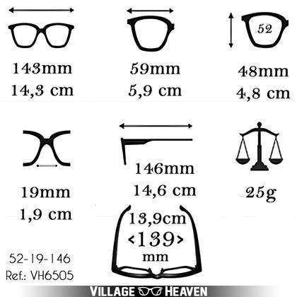 Imagem de Óculos de Sol Hexagonal Marrom Mesclado Tartaruga Polarizado UV400 Village Heaven 6505