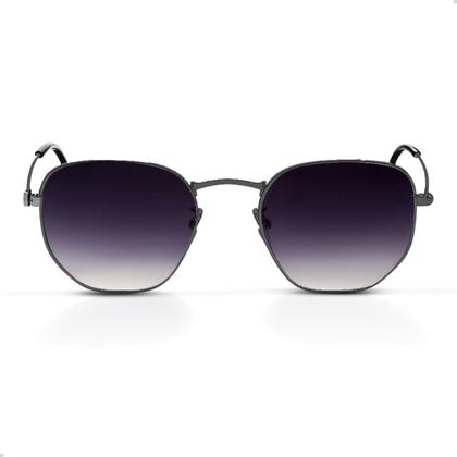Imagem de Oculos de Sol Hexagonal Masculino Feminino Clássico Moda Retro Proteção UVA