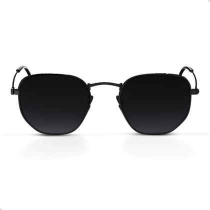 Imagem de Oculos de Sol Hexagonal Masculino Feminino Clássico Moda Retro Proteção UVA